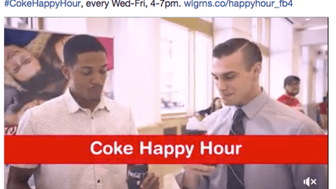 Walgreens Coca-Cola 'Coke Happy Hour' Facebook Update